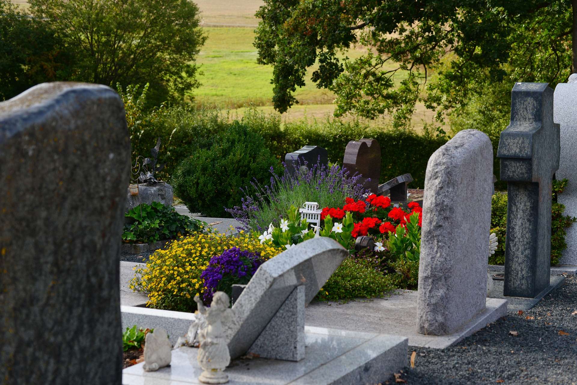 tombe, cimitero