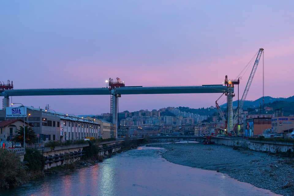 impalcato nuovo ponte sul polcevera