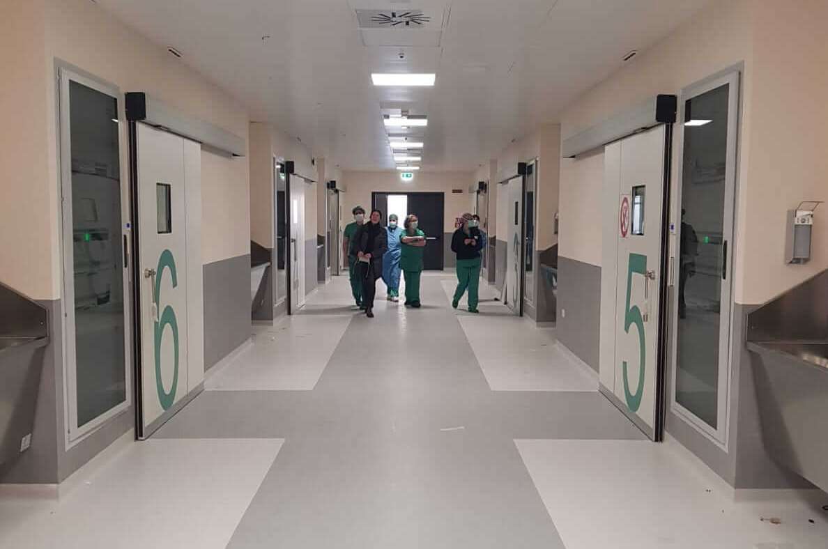 nuovo reparto covid monoblocco