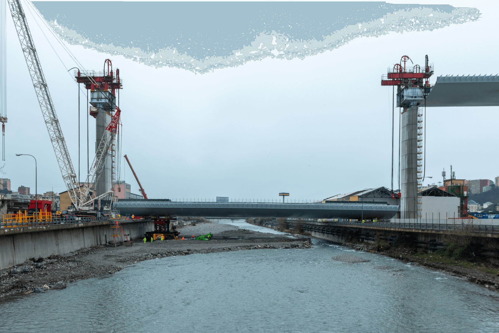 varo impalcato nuovo ponte polcevera