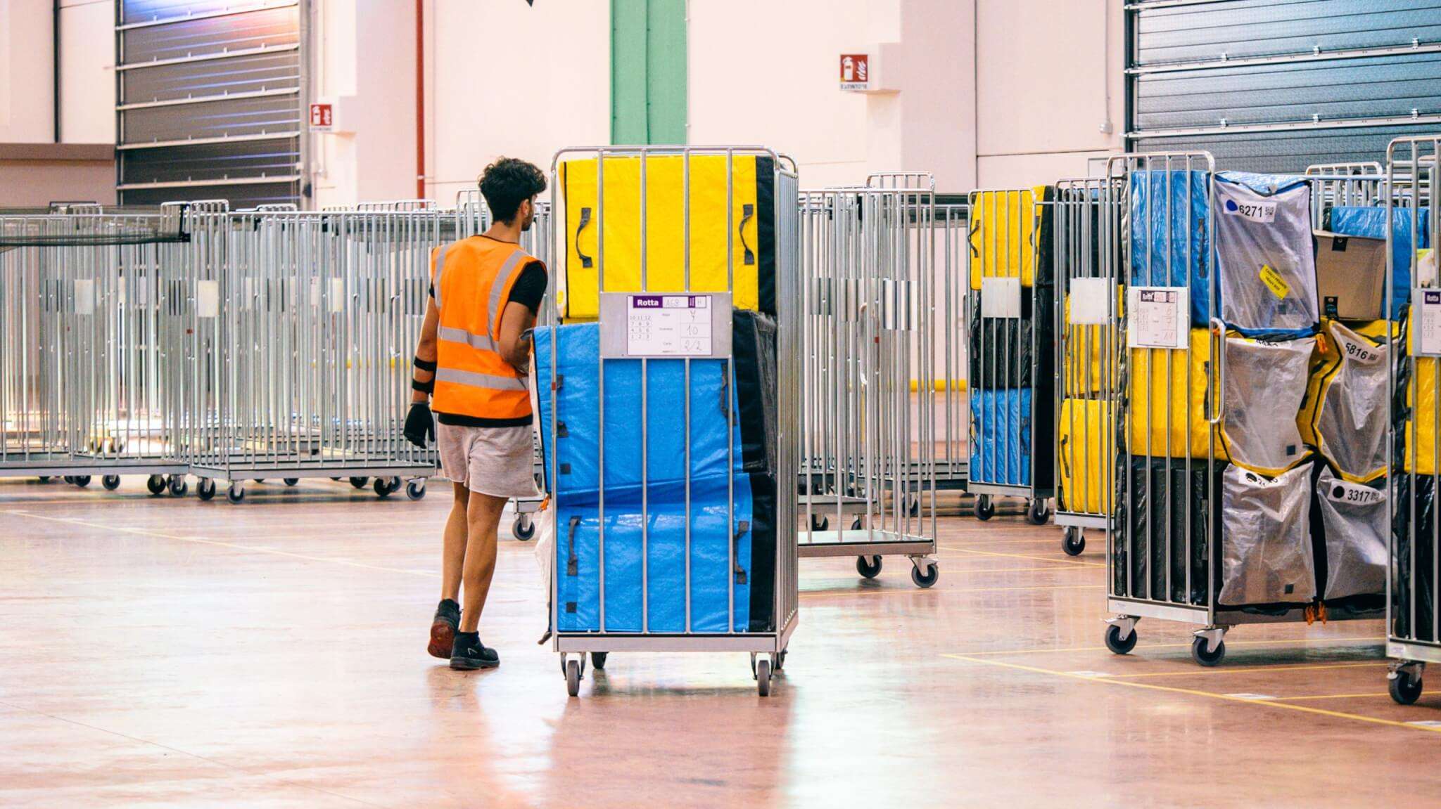 Amazon logistica lavoro spedizioni magazzino