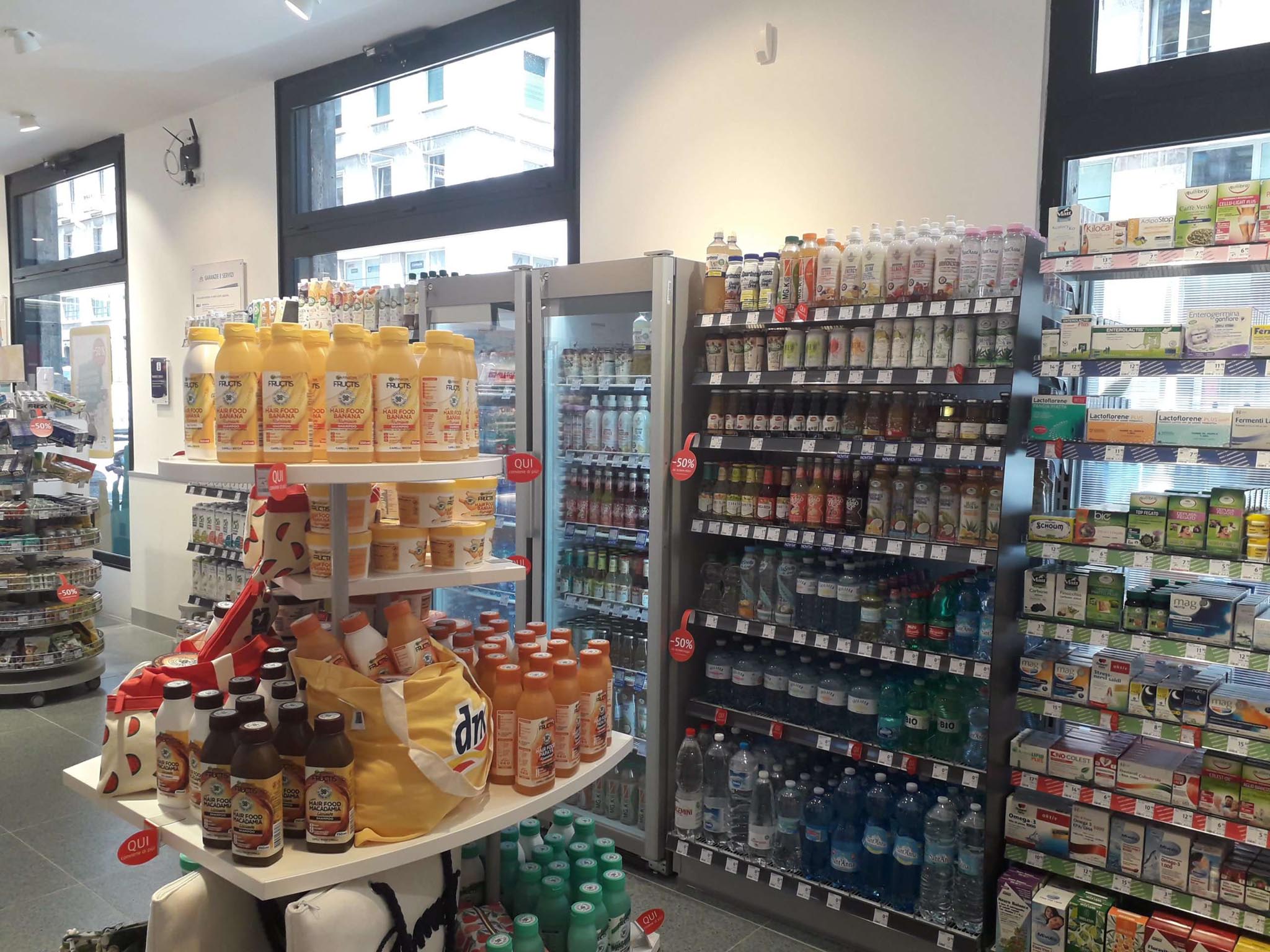 negozio dm, supermercato
