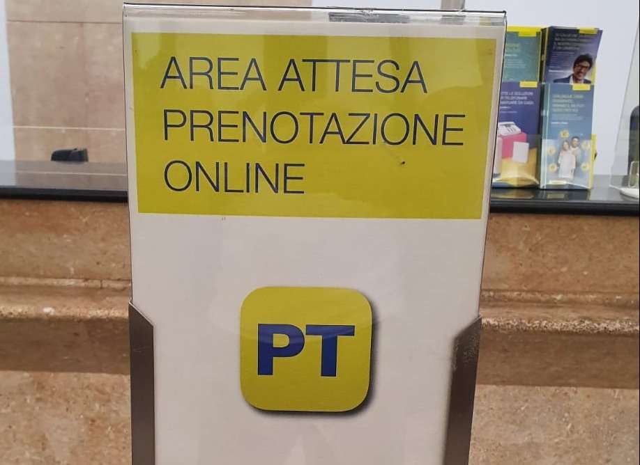 Cartello Attesa prenotazione on line