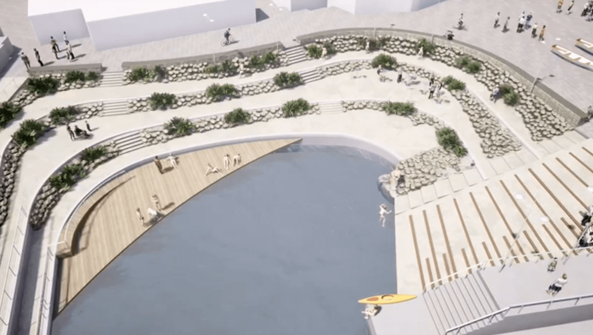 rendering porticciolo nervi