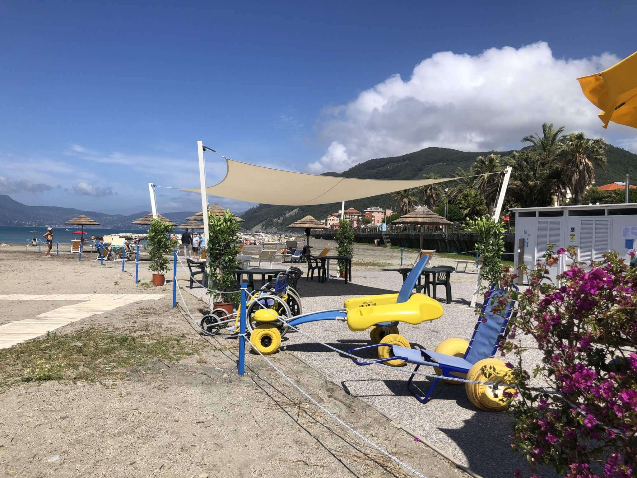la spiaggia per tutti chiavari, accessibilità disabili