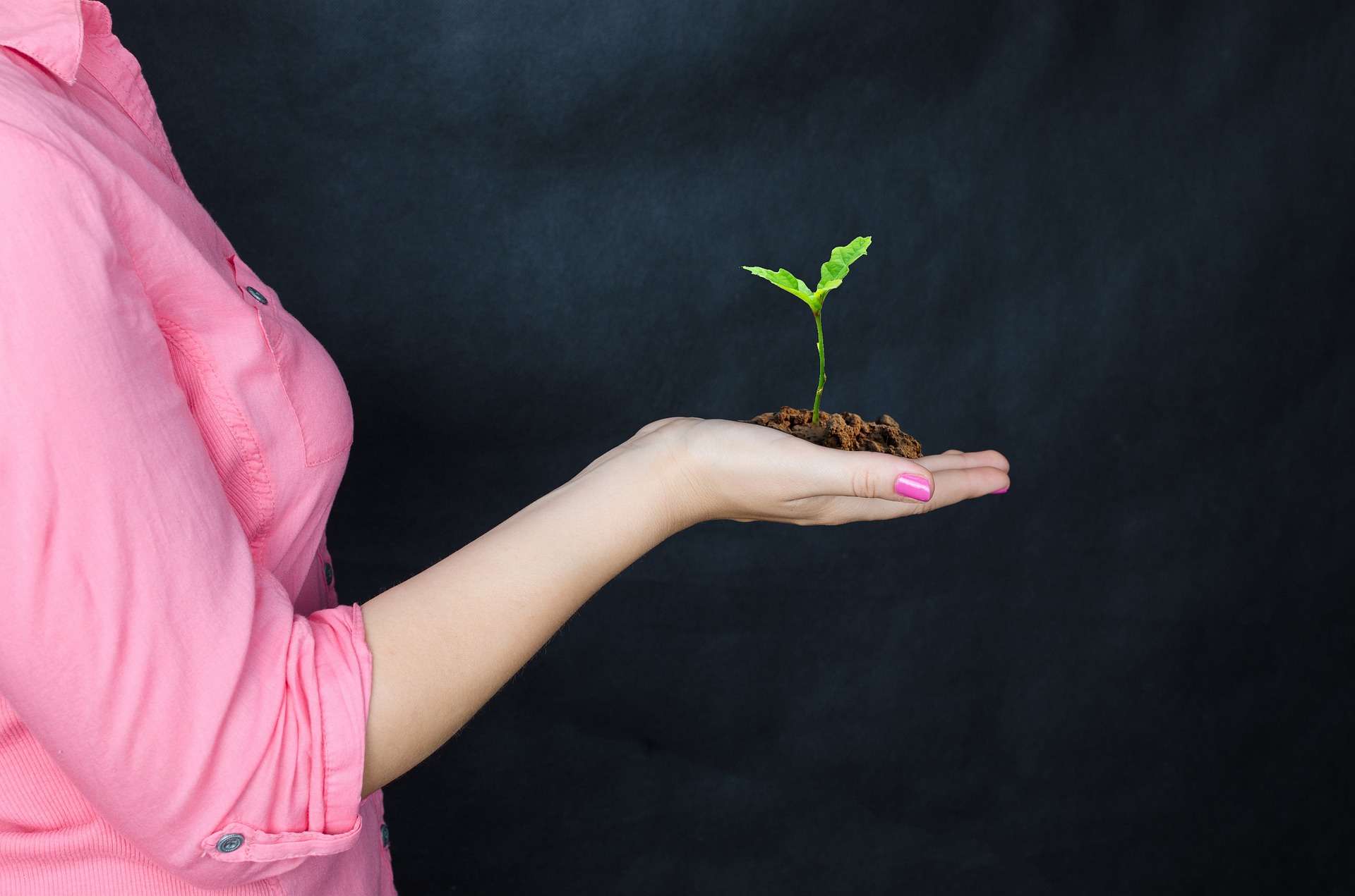 agricoltura donna azienda agricola femminile germoglio