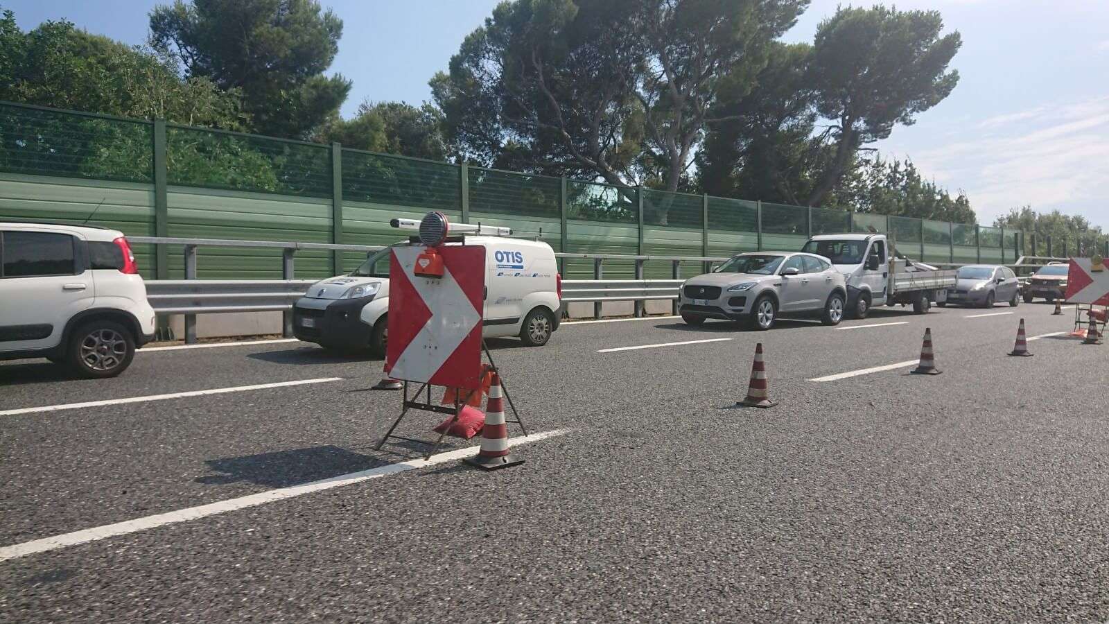 coda traffico autostrada autostrade lavori