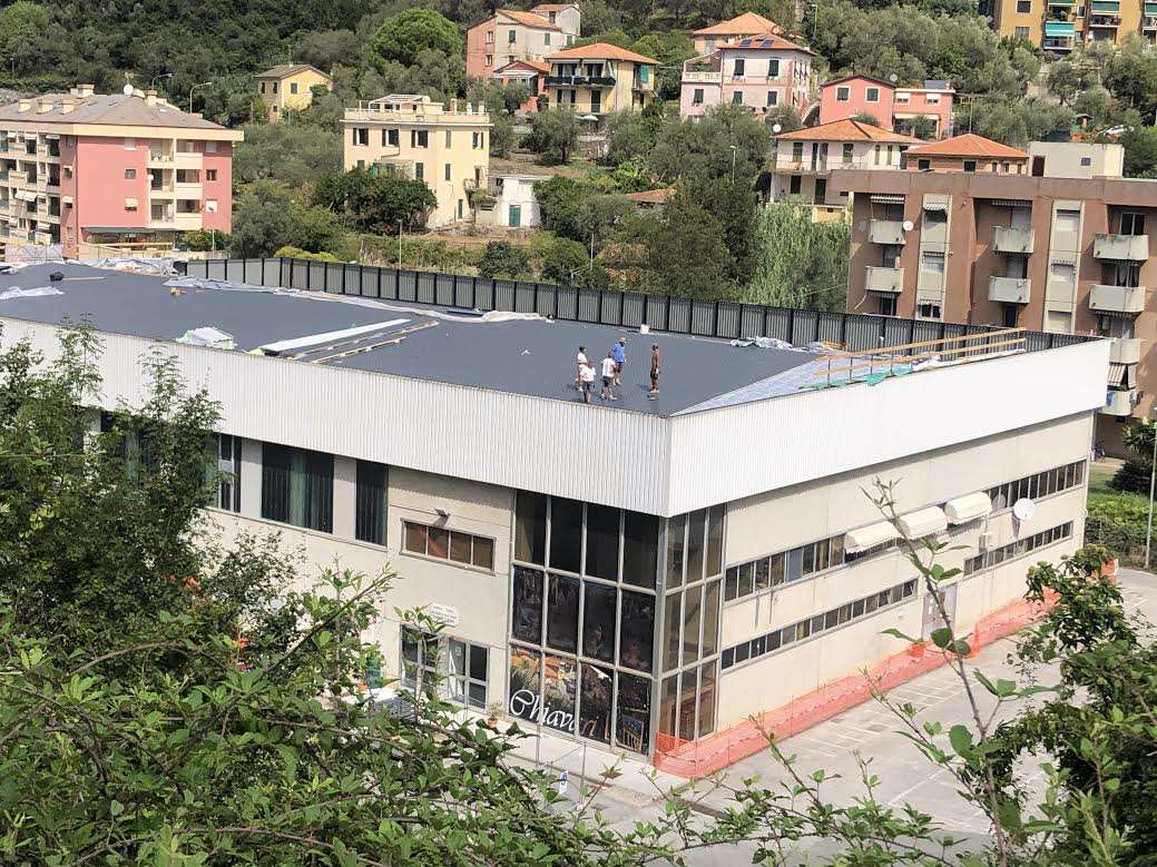 Palazzetto dello sport sampierdicanne lavori in corso primo lotto
