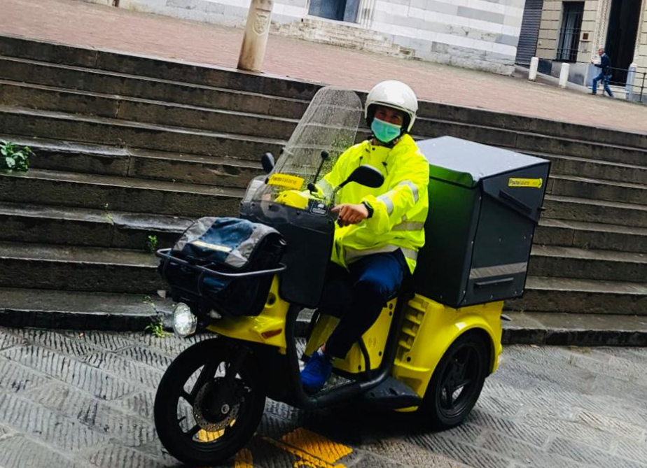 Triciclo elettrico poste italiane