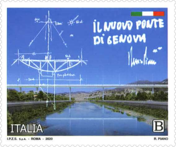 fr_genova francobollo nuovo ponte