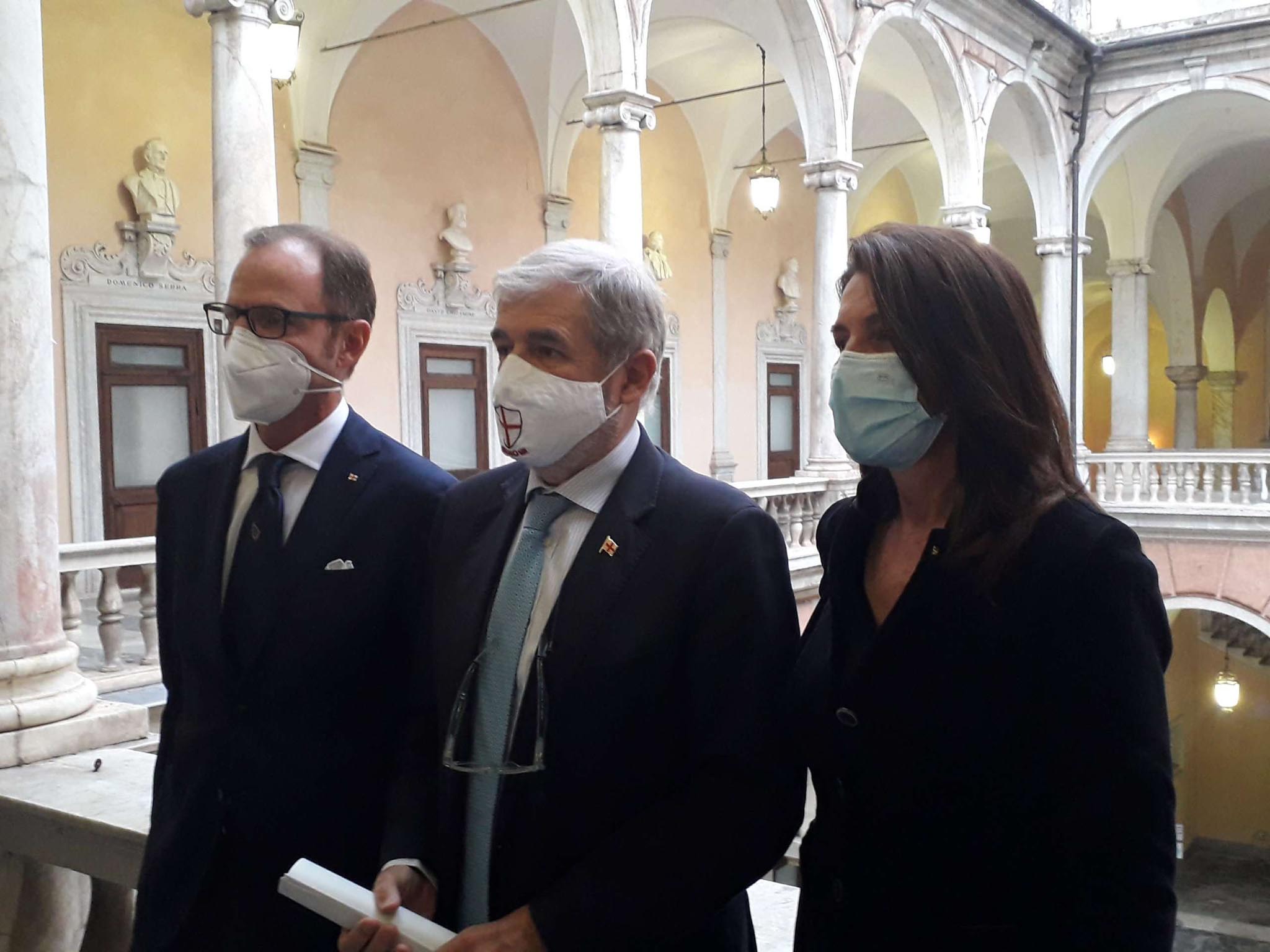 Bucci con Nicolò e Rosso