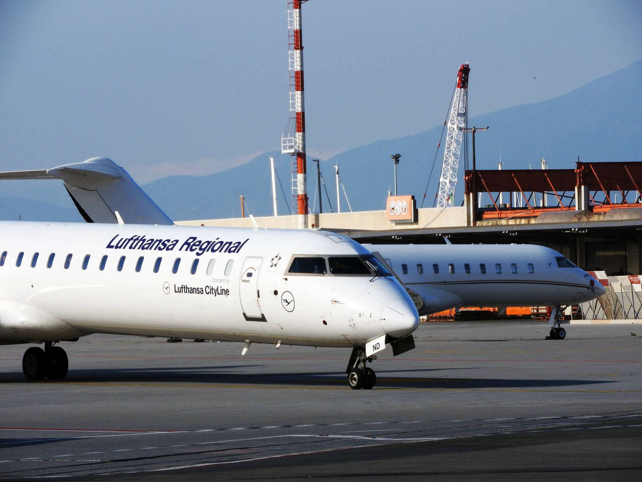 Aereo Lufthansa a Genova (1)