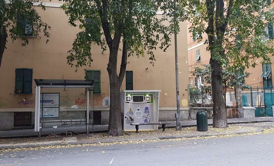 Ecoraccoglitore via Bologna piazzale Pestarino
