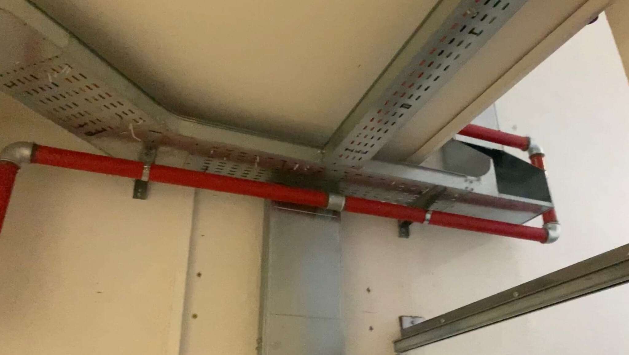 Impianto antincendio realizzato all’interno di una scuola