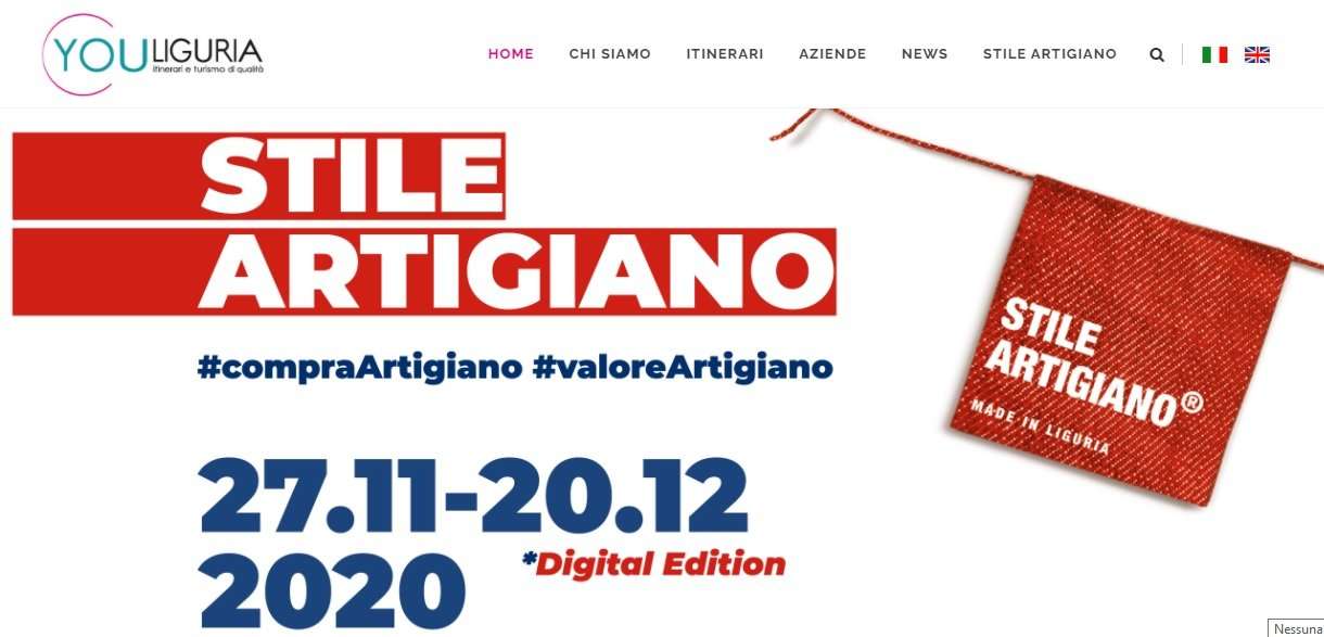 you liguria home page stile artigiano