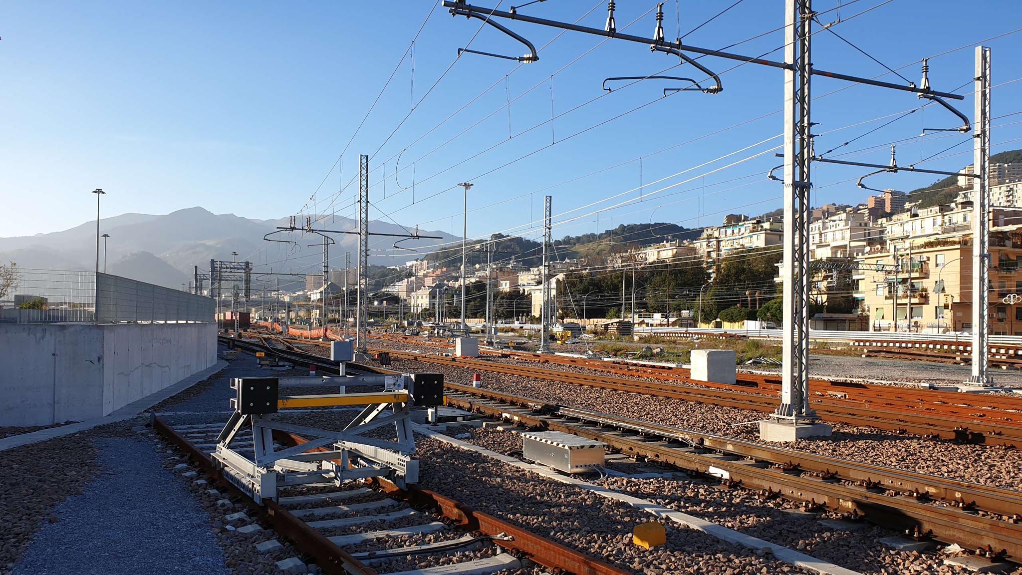 binari genova pra ferrovia rfi