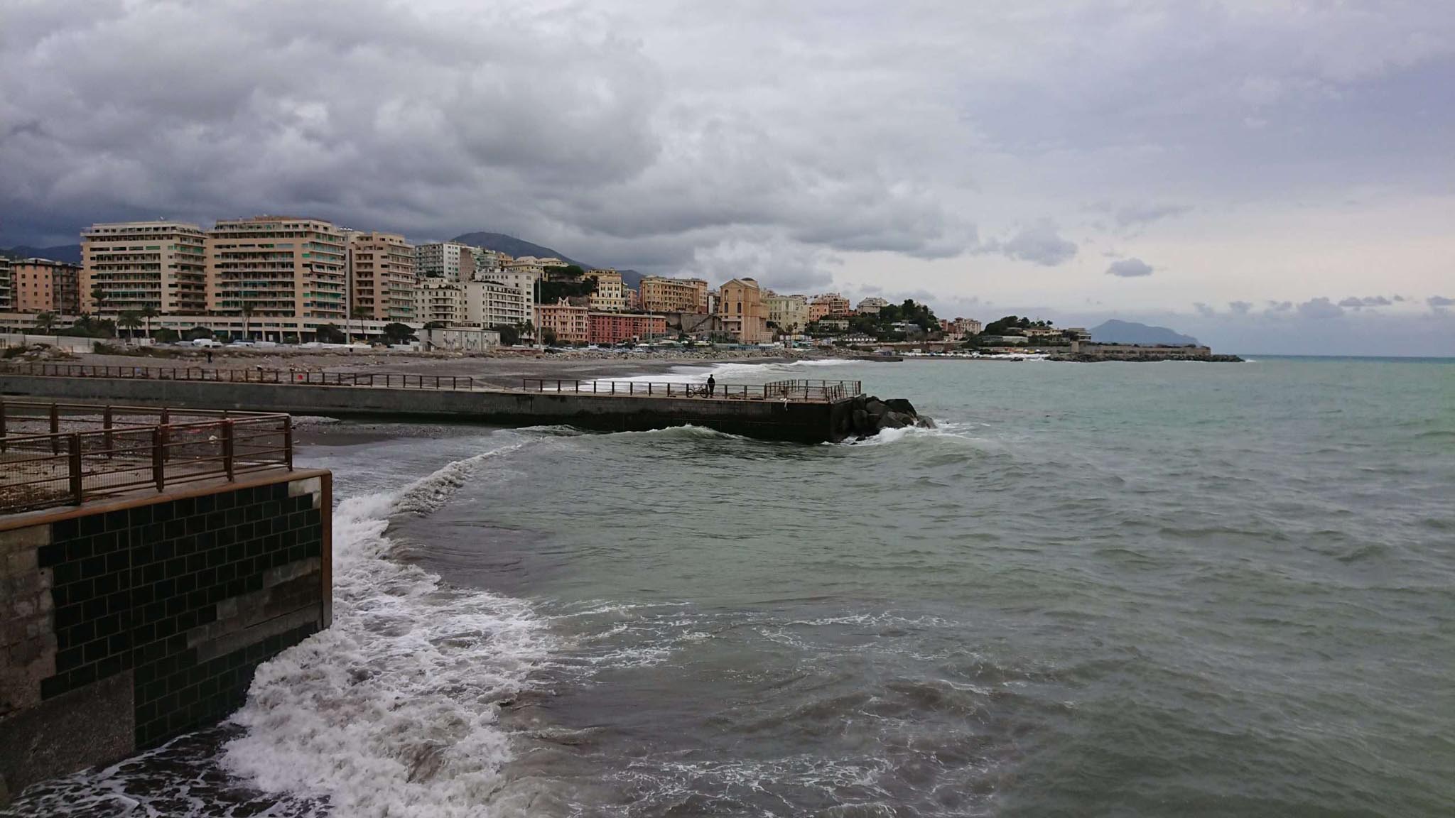 fiera genova bisagno mare maltempo mareggiata