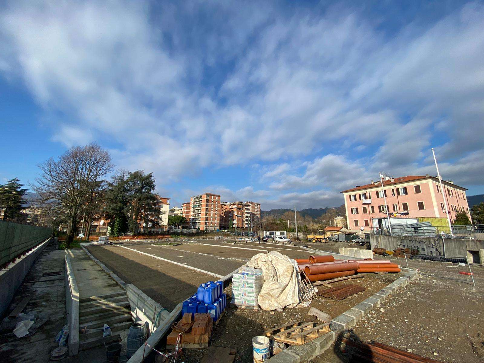 parcheggio via del popolo lavori la spezia