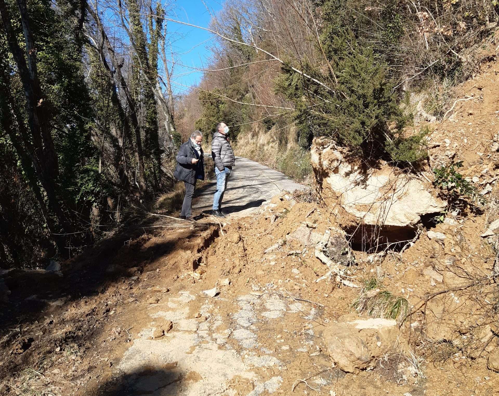 frana frane monte san giacomo cogorno dissesto