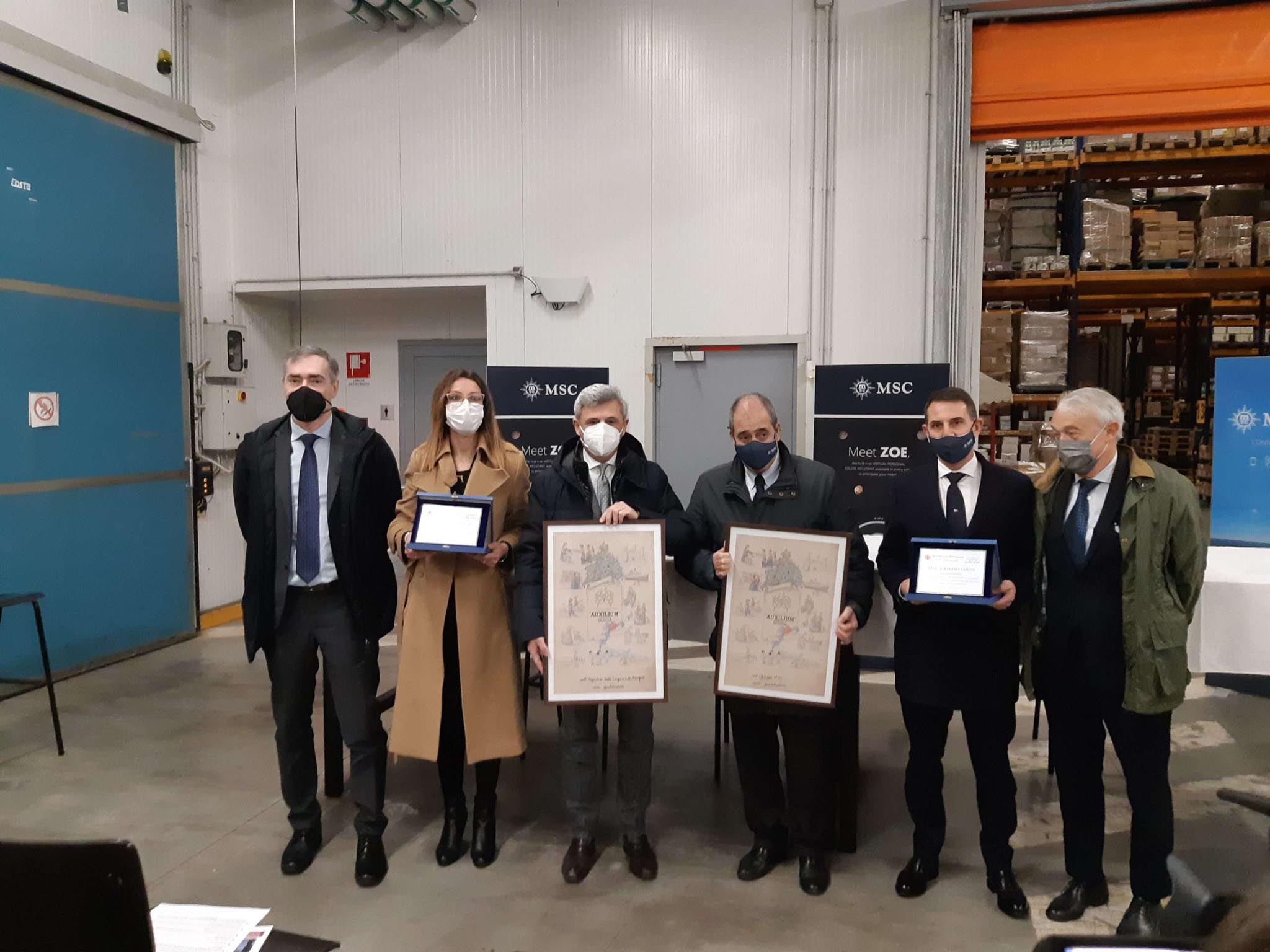 Foto evento MSC-Agenzia Dogane-Caritas