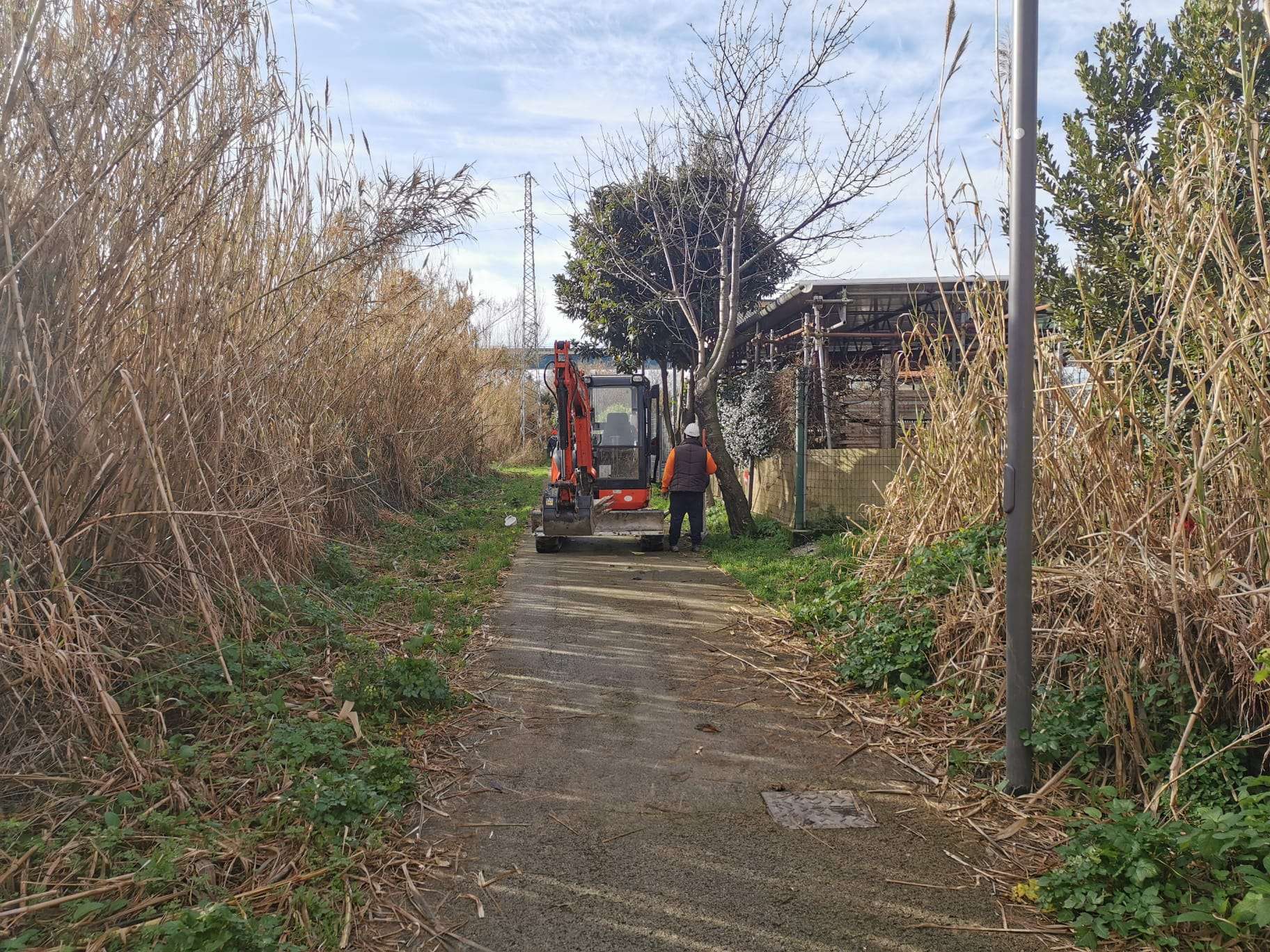 lavori sentiero chiavari