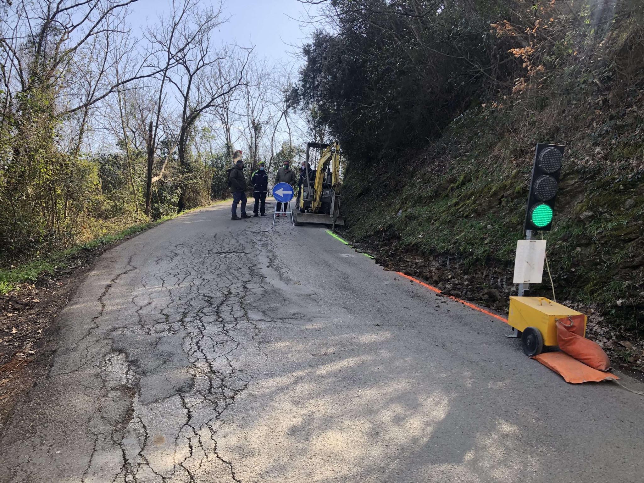 caperana STRADA lavori