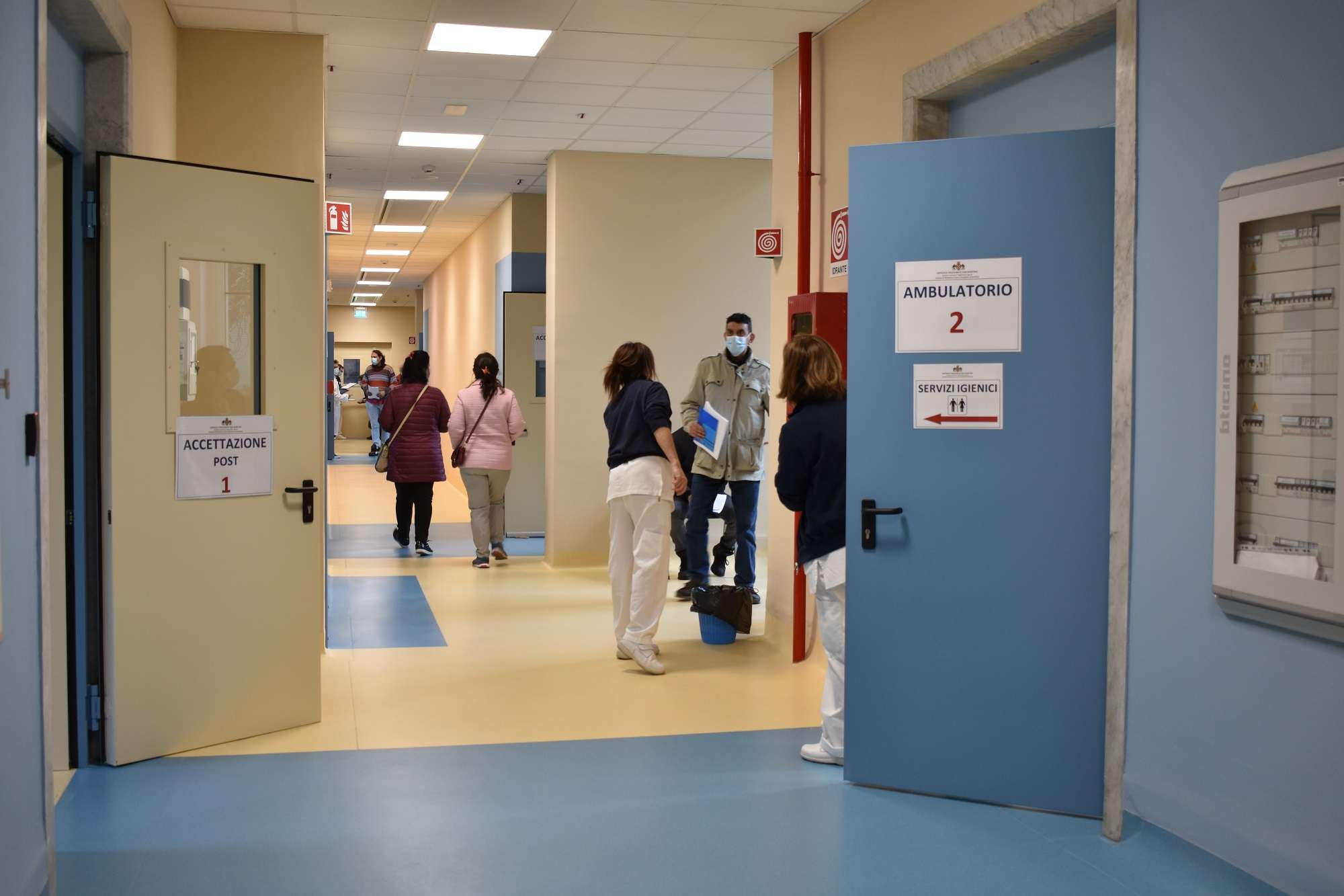 Nuovo centro vaccinale ospedale sanità