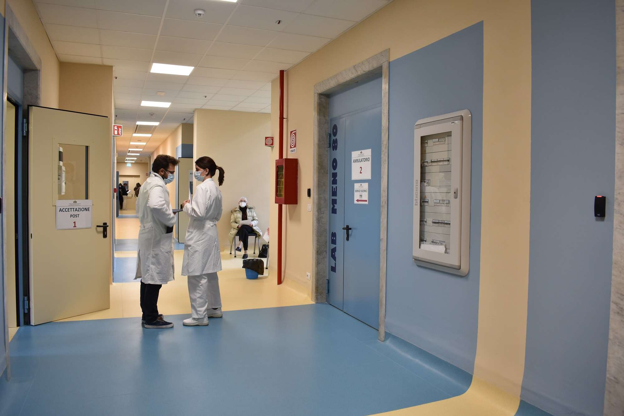 Nuovo centro vaccinale ospedale sanità