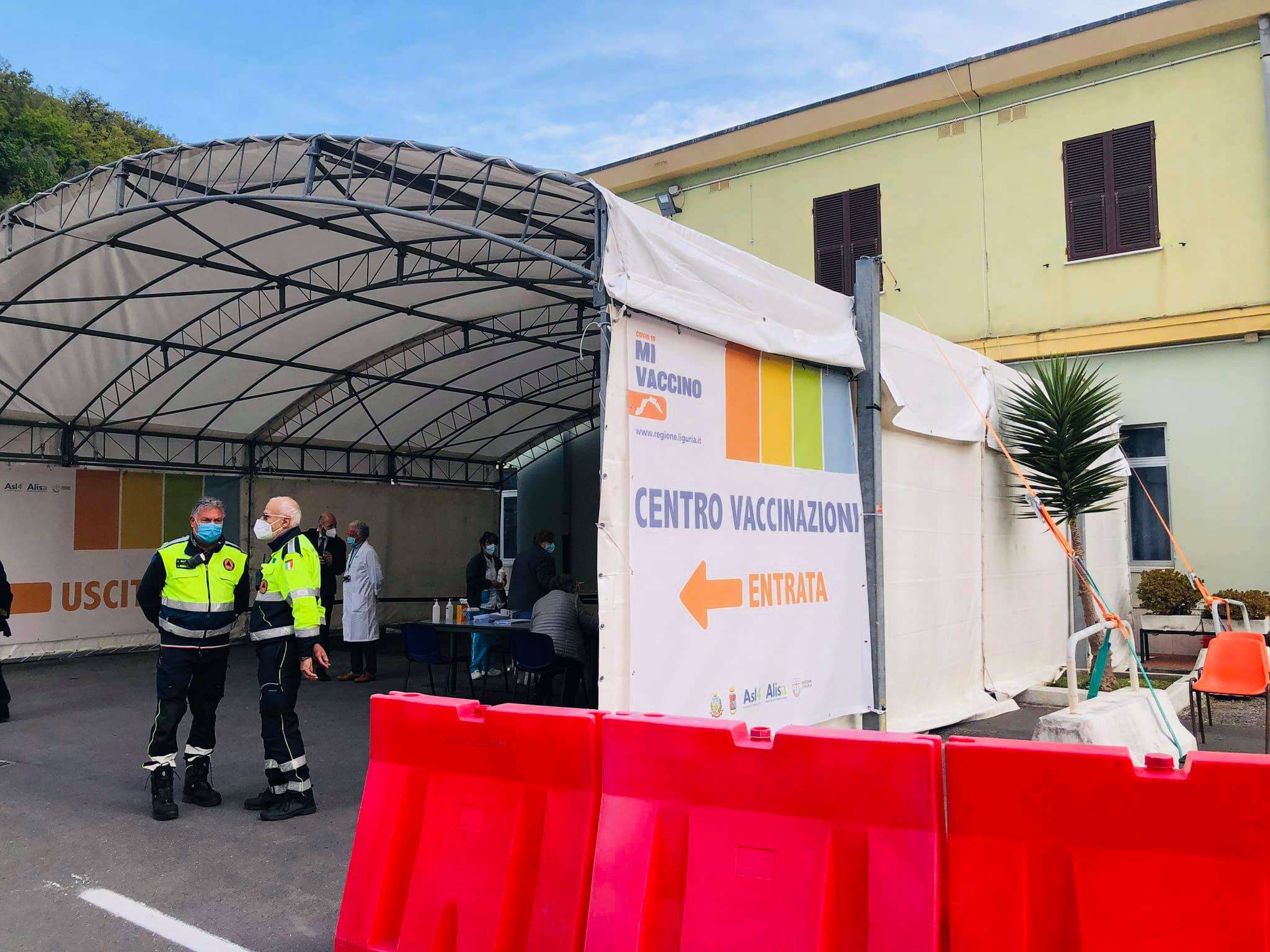 hub vaccinale chiavari