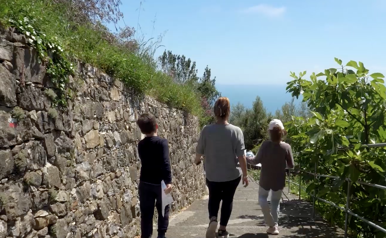 turisti famiglie