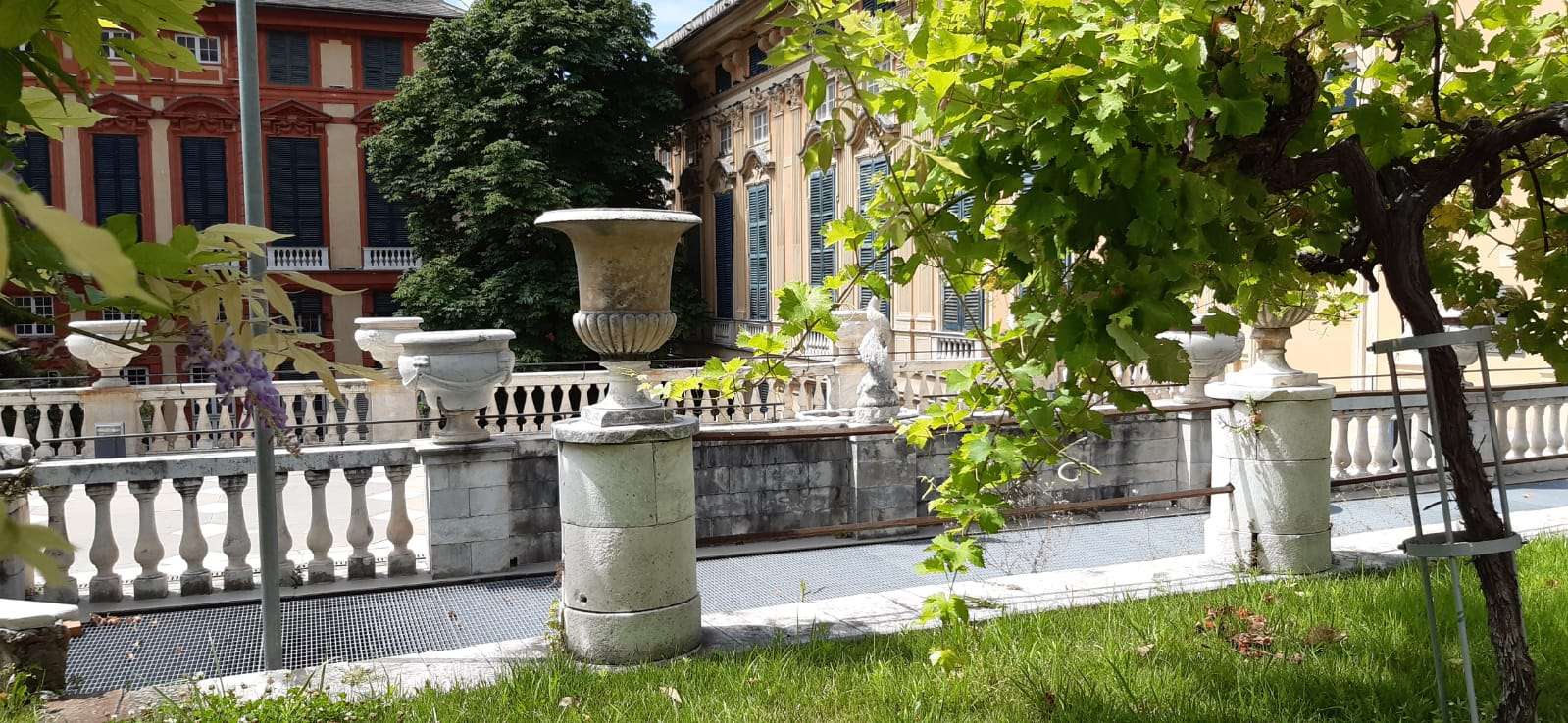 affaccio giardino Palazzo Galliera