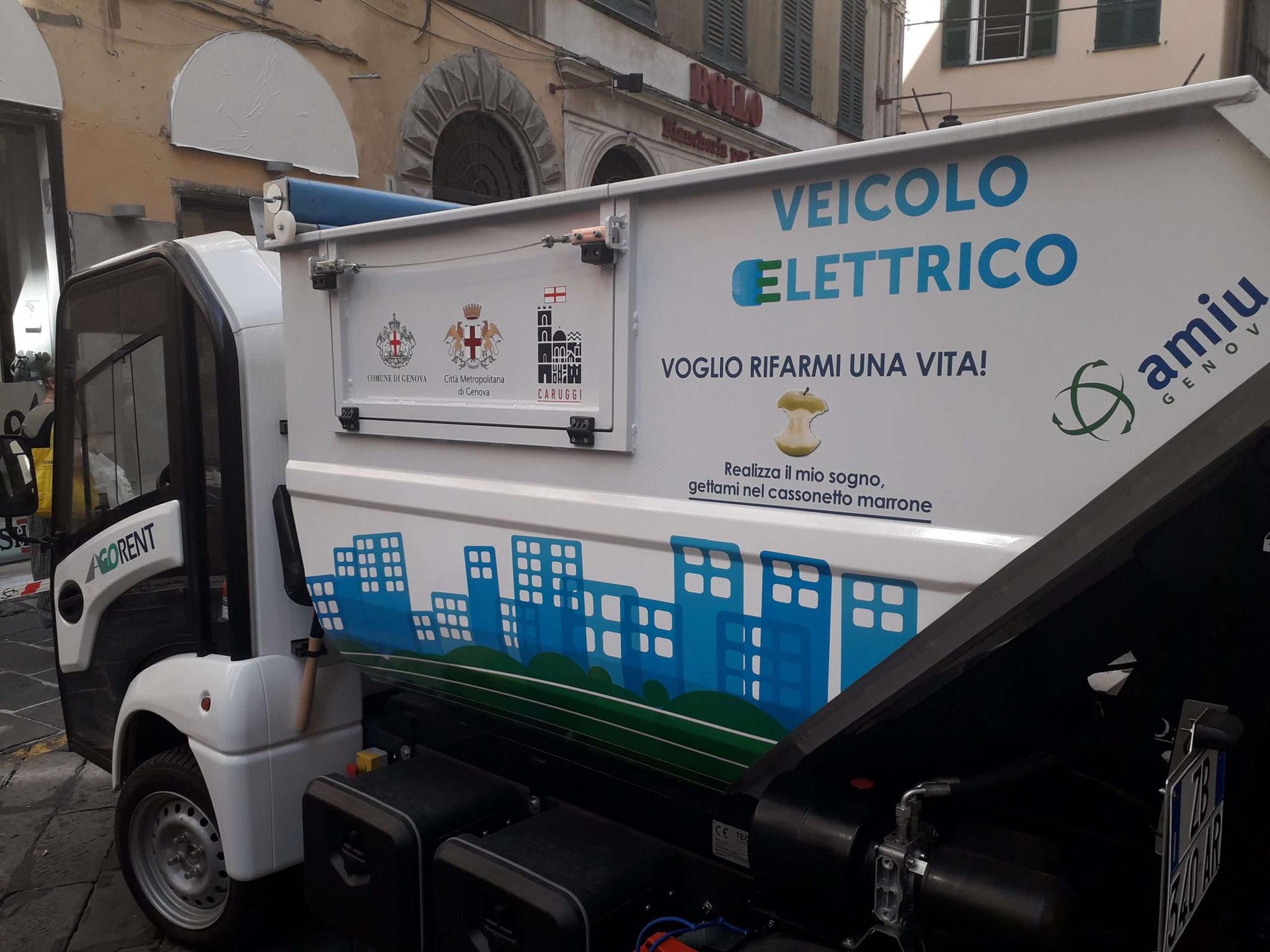 mezzo elettrico amiu