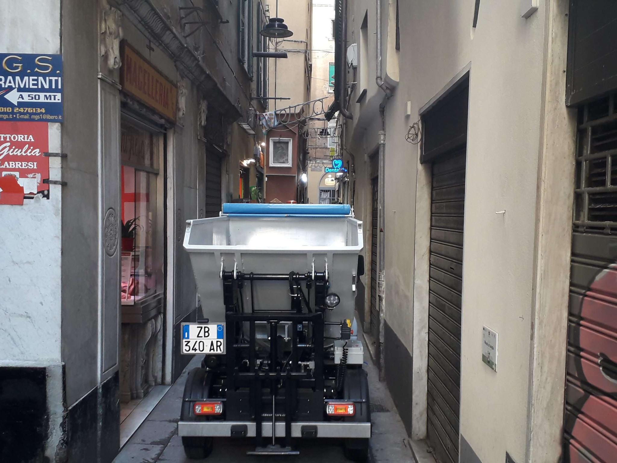 mezzo elettrico amiu