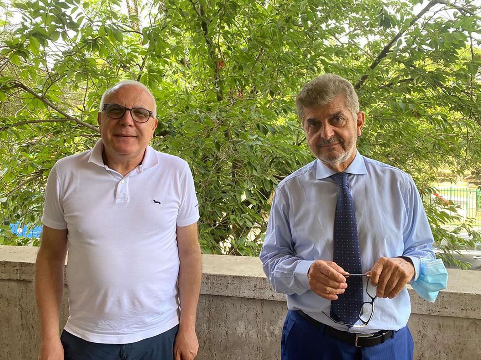 Michele De Rose – nuovo vicepresidente Sanilog – e Piero Lazzeri – Presidente Sanilog