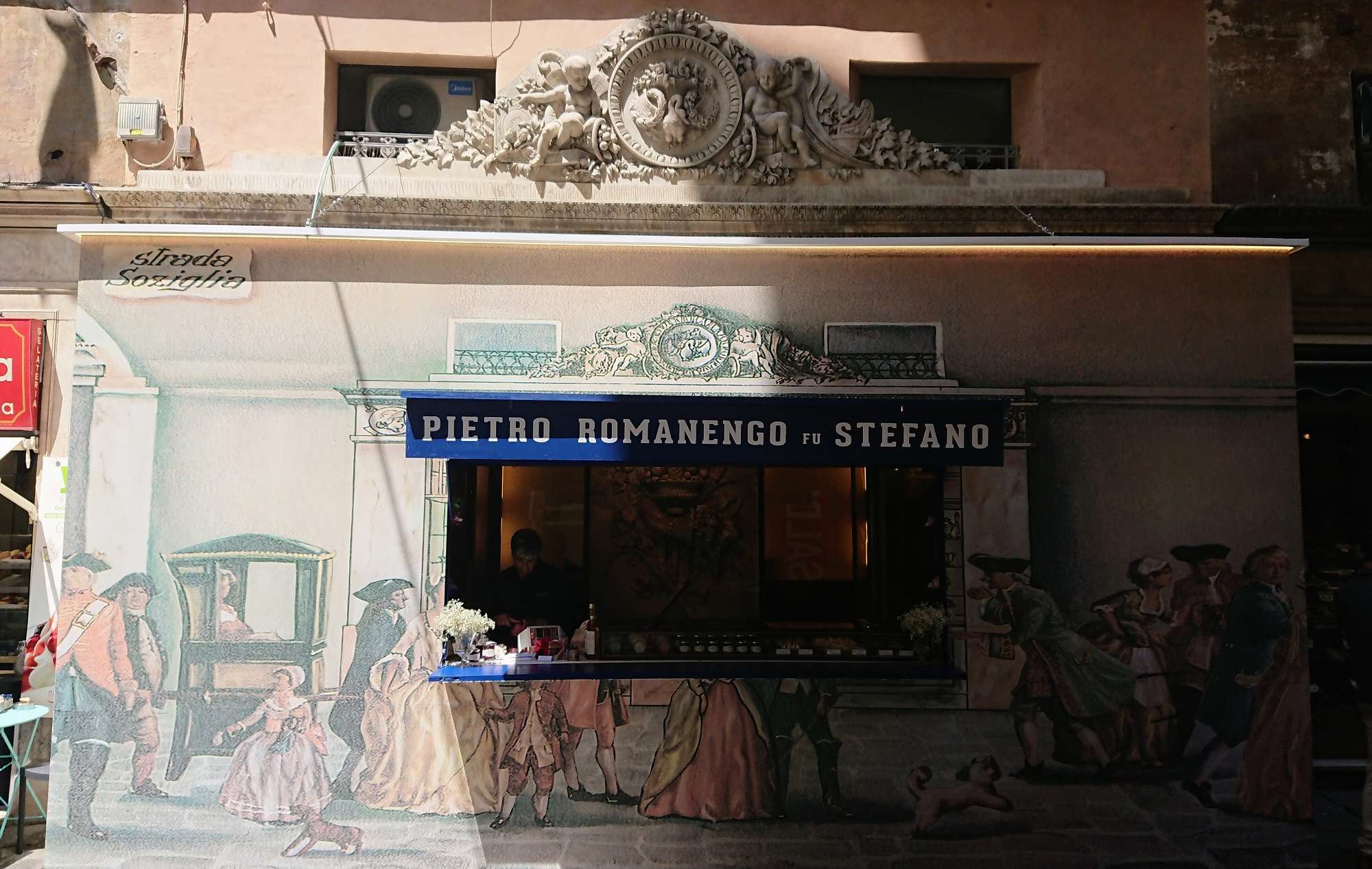 romanengo temporary store