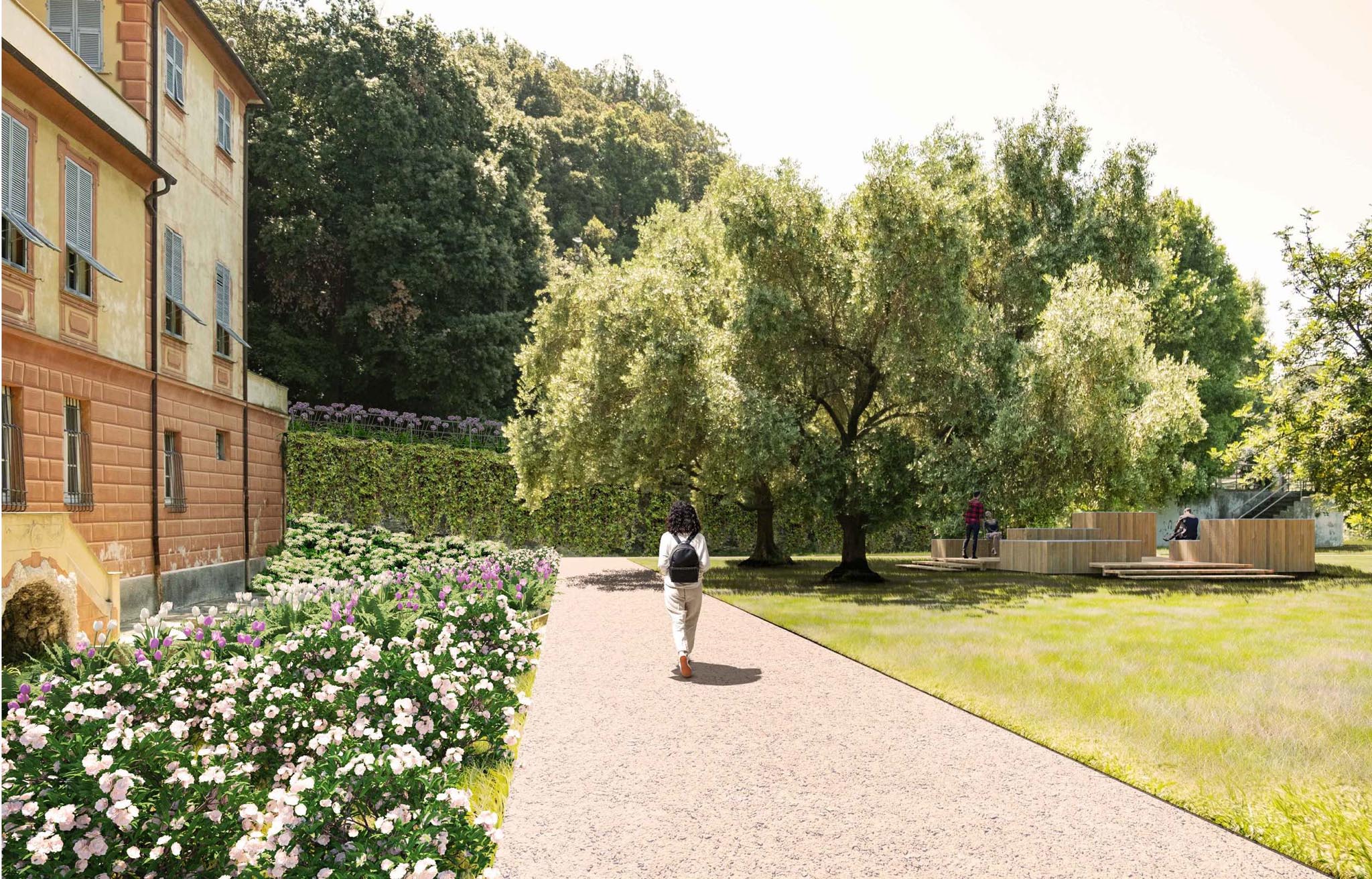 viali e strutture rendering