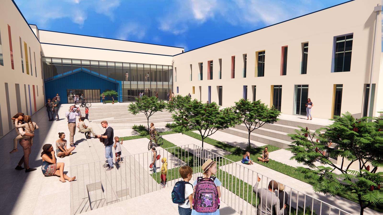 rendering scuola poggi