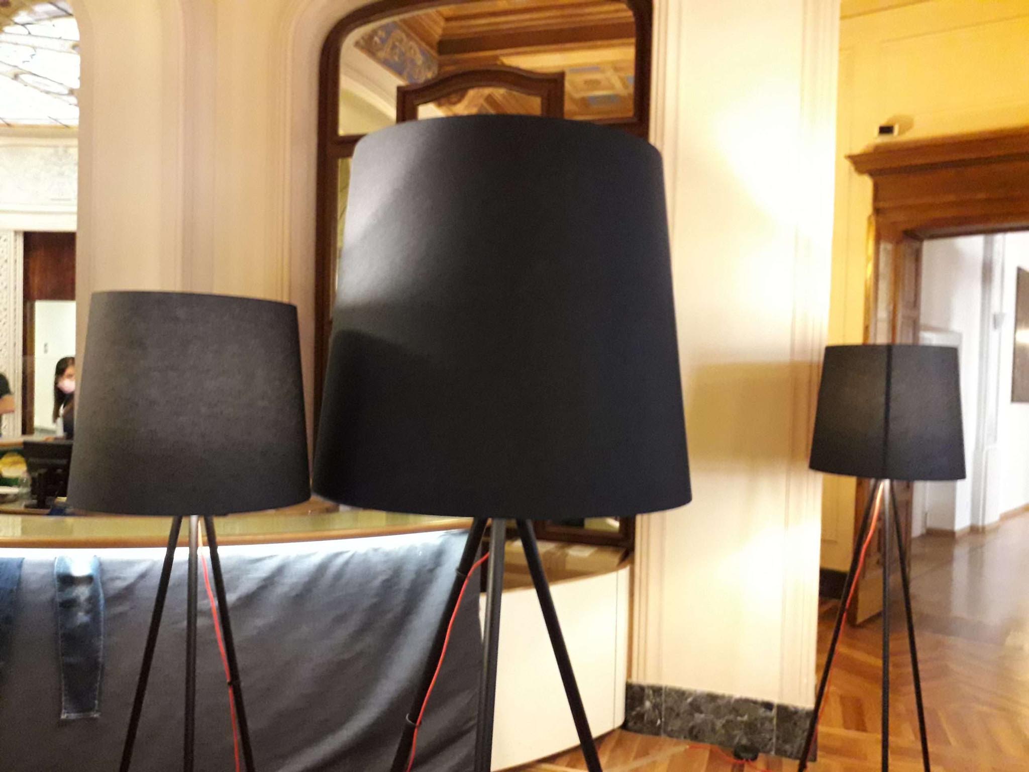 lampade in jeans