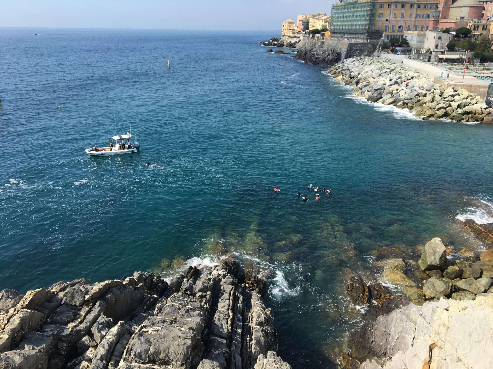 nervi mare progetto blu di genova