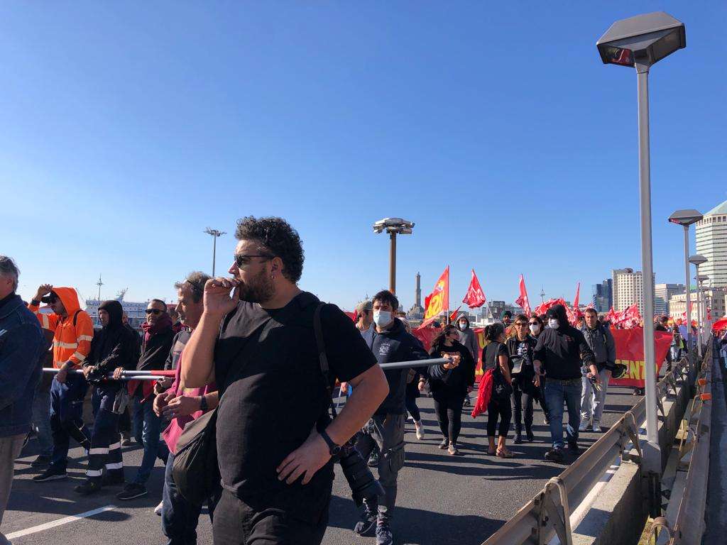 corteo sindacati di base, manifestazione