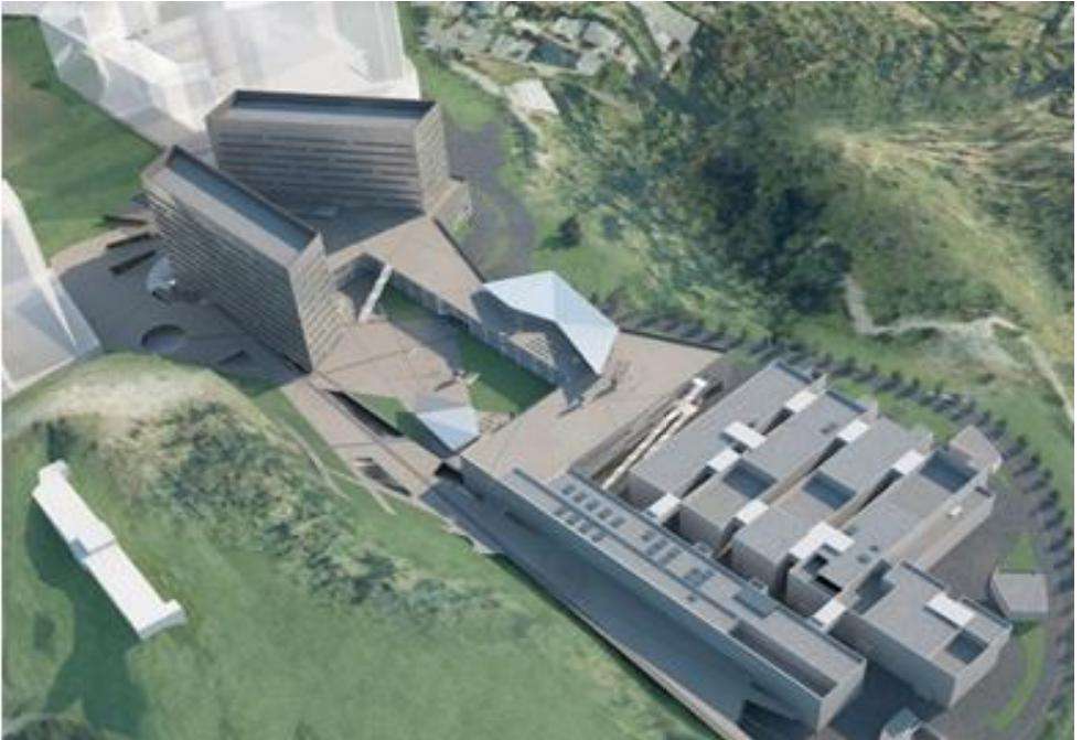 rendering Irccs Erzelli