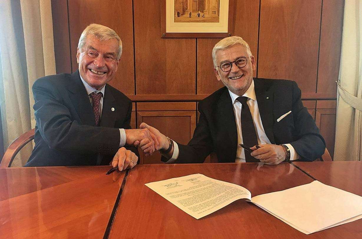 Da sx Carlo Sangalli Presidente Confcomercio e Francesco Pugliese AD Conad