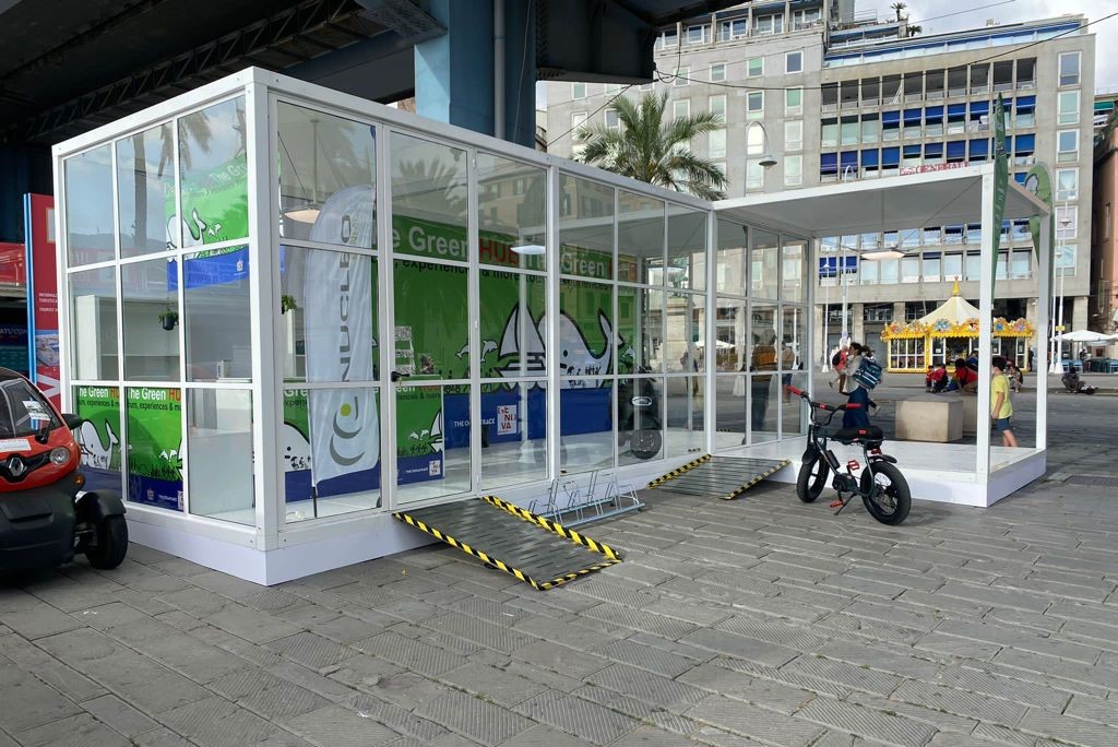 Il Green Hub da cui partono le visite guidate Federagit