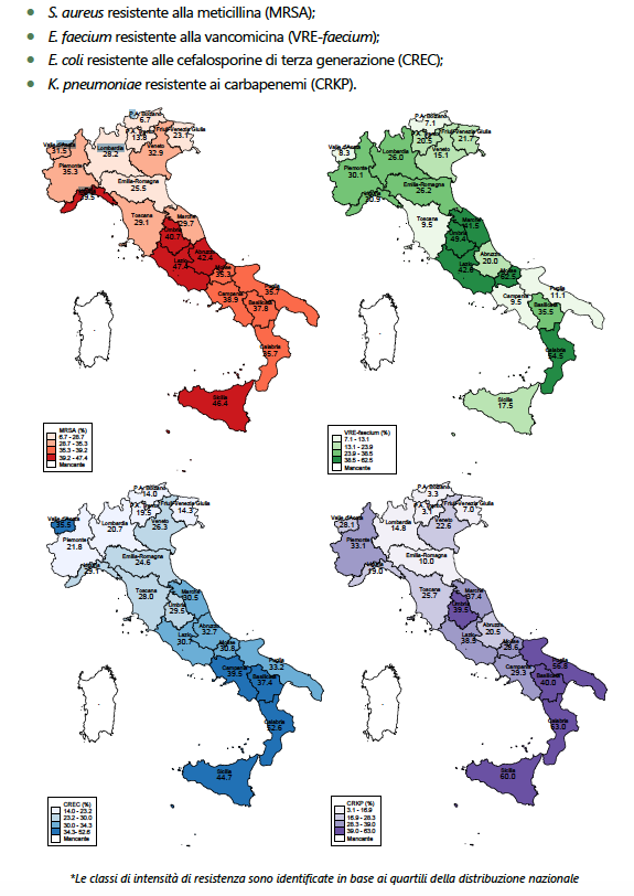 mappa antibiotico-resistenza