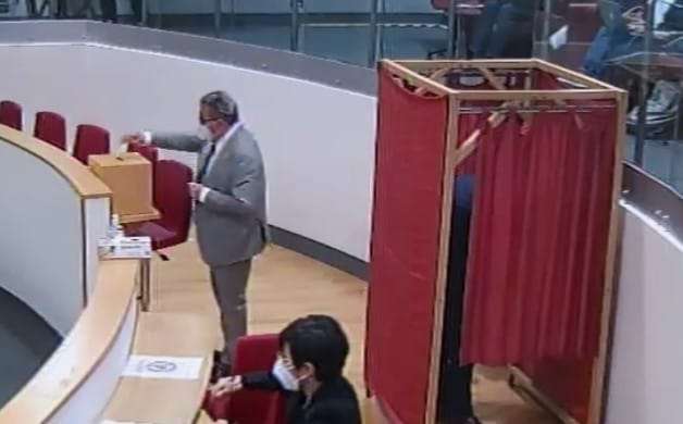 Votazione in aula