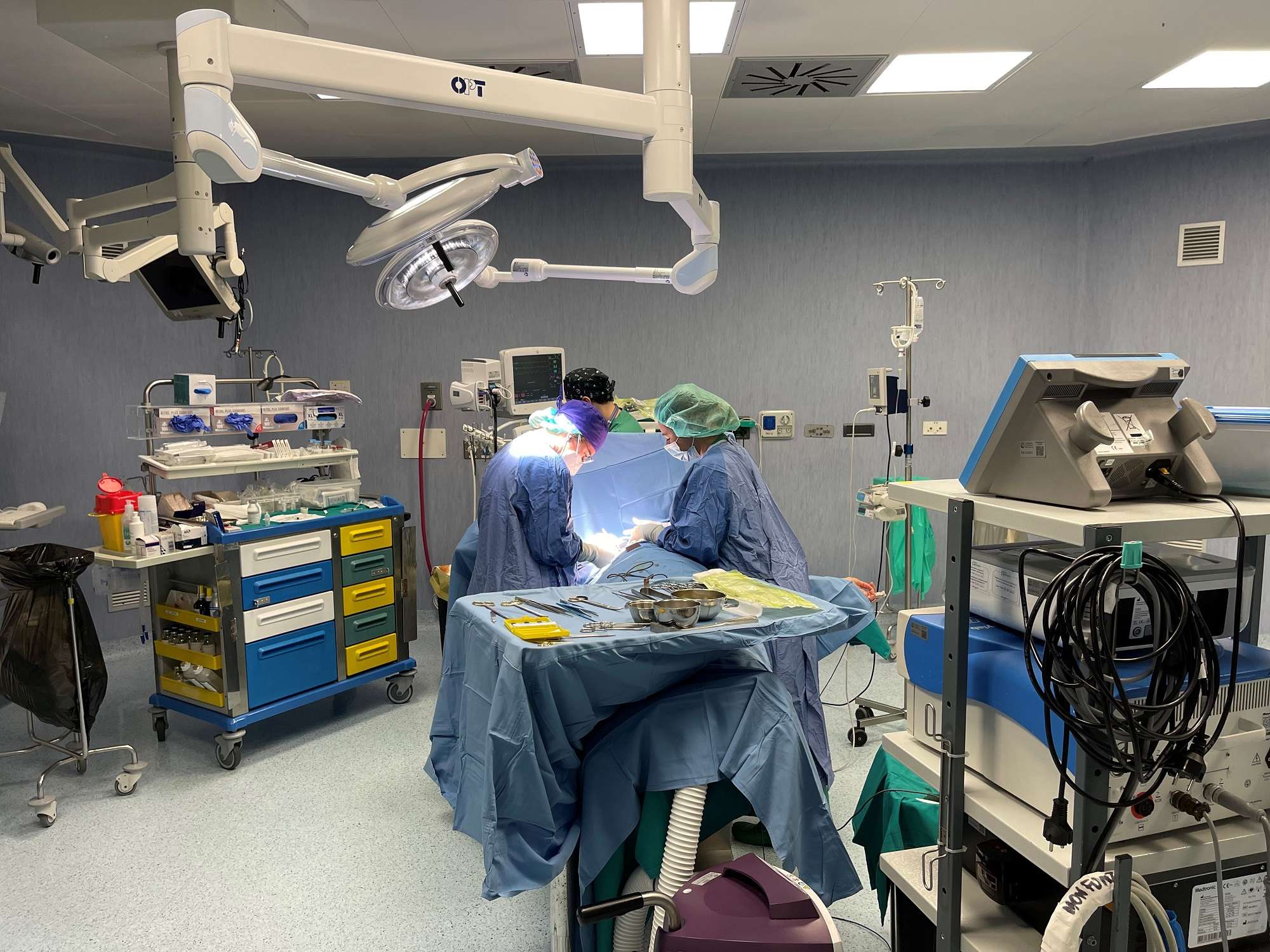 Sala operatoria U.O. Clinica di Chirurgia Senologica