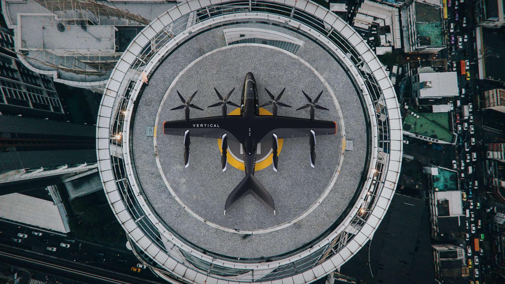 Vertical’s VX4 electric aircraft _Credit Vertical Aerospace
