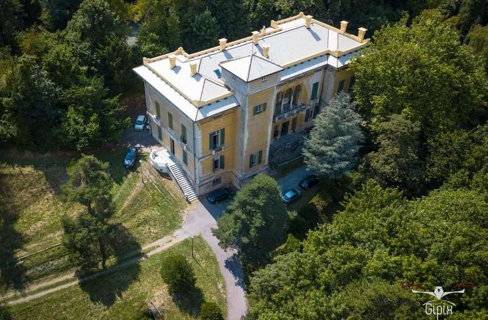 Villa Borzino dal drone