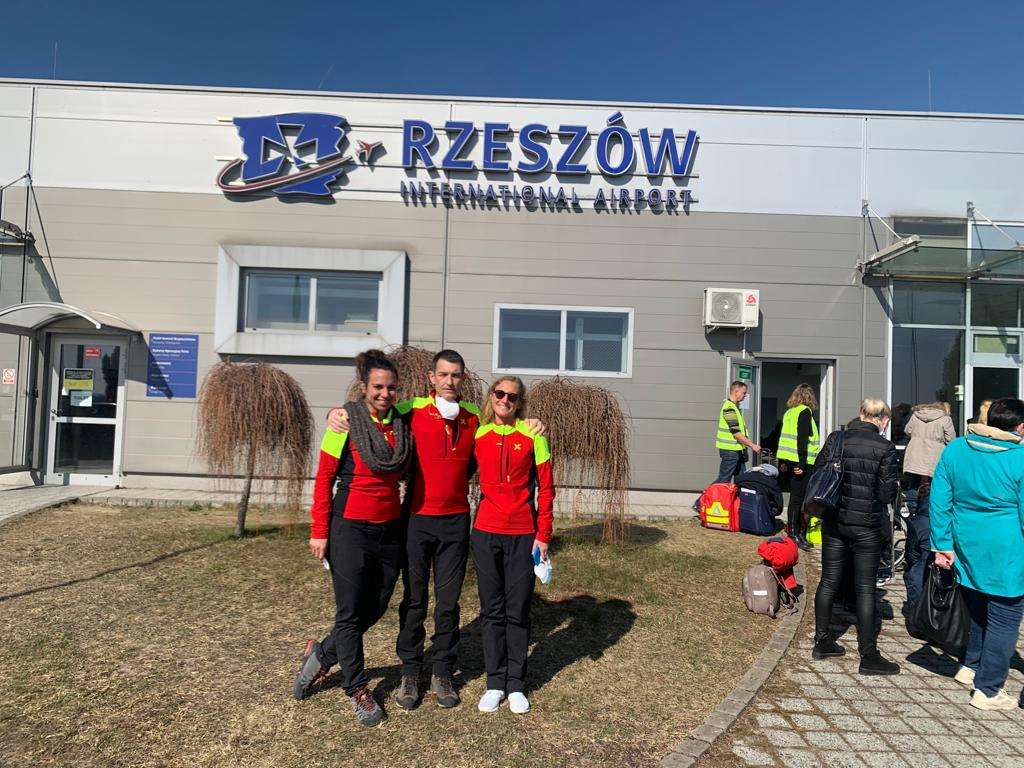 partenza da Rzeszow Equipe Gaslini