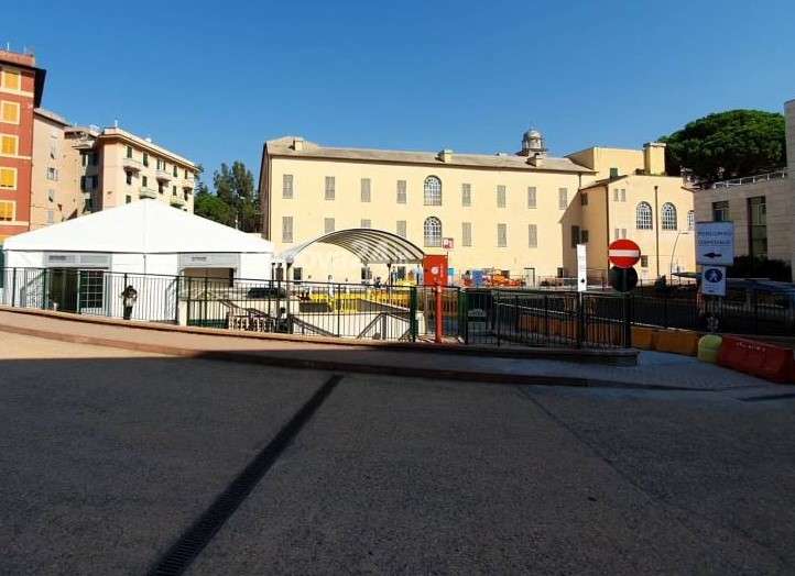 tendone Covid Gaslini